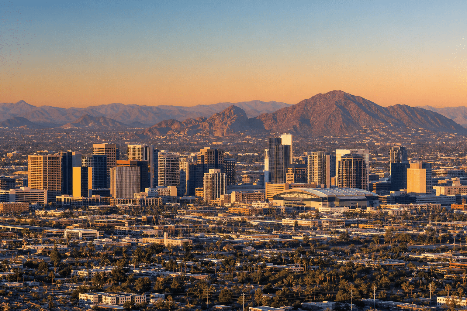 Arizona skyline - insurance services