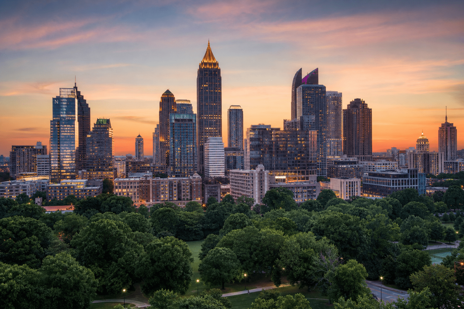 Georgia skyline - insurance services