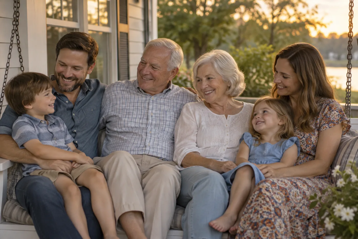 Final Expense vs. Term Life Insurance — Which Do You Need? 1 Three generations of a family together on a front porch
